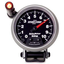 Auto Meter Sport-comp Ii Mini-monster Tachometer 3-34 Electrical Full Sweep