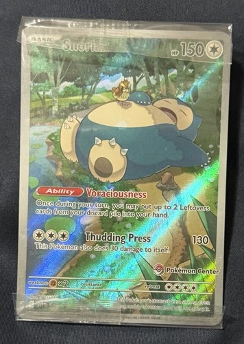 Sealed Snorlax - 051 (Pokemon Center Exclusive) 051 Sv: Scarlet & Violet Promo