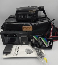 JVC GR-AX350 VHS-C Camcorder Vintage Video Camera Bundle