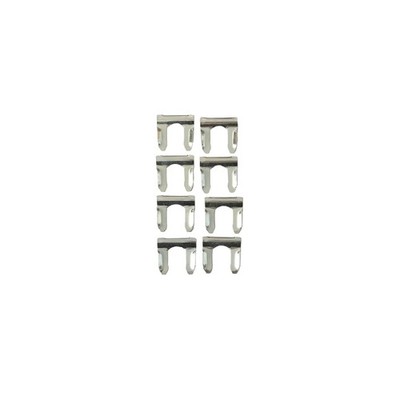 8PCS Metal Brake Cable Flex Line Clips Retainers Bracket Replacement U 8pcs 