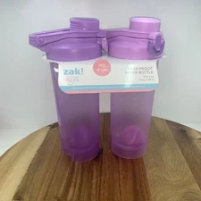 Zak! Leak Proof 27 oz Karma & Purple Haze Astoria Mixer Shaker Bottle 2-pack NEW