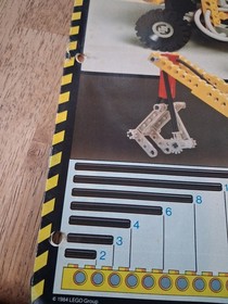 LEGO Instruction Manual 8040 Technic Building Set 1992 No Bricks