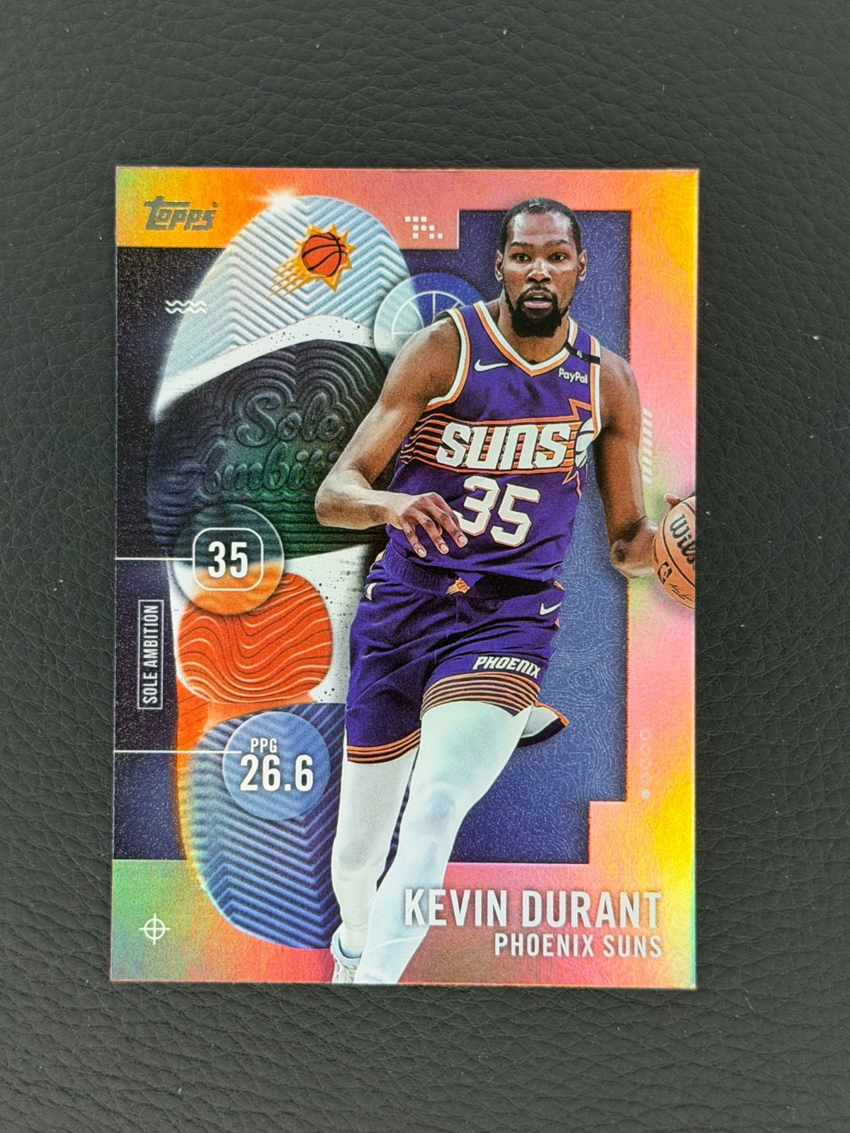 2025 KEVIN DURANT TOPPS FLAGSHIP SOLE AMBITION CASE HIT #SA-2 PHX SUNS