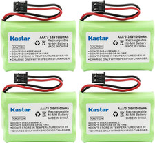 3.6V 1000mAh Ni-MH Rechargeable Battery Pack AAAX3 for Uniden Phone   4 Pack