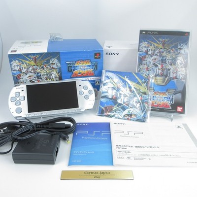 Mint】Sony PSP-3000 GUNDAM Edition Console Box Charger Game No