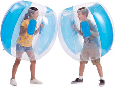 Bumper Balls 2 Pack 36-inch Inflatable Sumo Ball Body Bubble Soccer PVC Giant