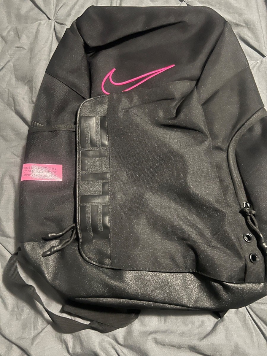 Nike Elite Pro Breast Cancer Awareness Basketball Backpack Black