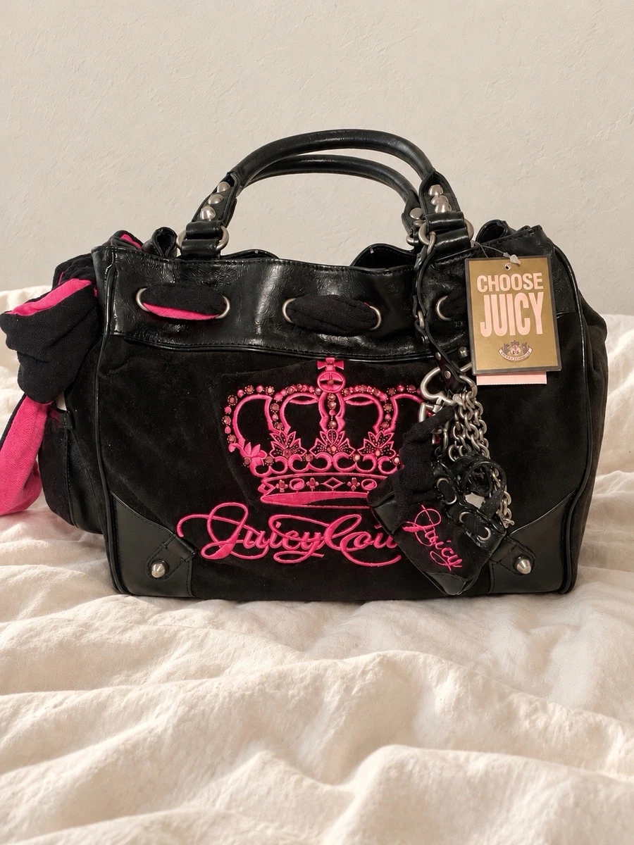 Y2K Archive Juicy Couture ブラック レザー ショルダー y2k archive