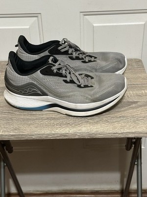 SAUCONY Mens ENDORPHIN SHIFT 2 Running Shoes SZ 12.5 M Gray, Black White Blue
