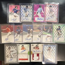 Leaf Metal Perfect Game National Showcase 2022 Autographed Patch Card Lot 14 