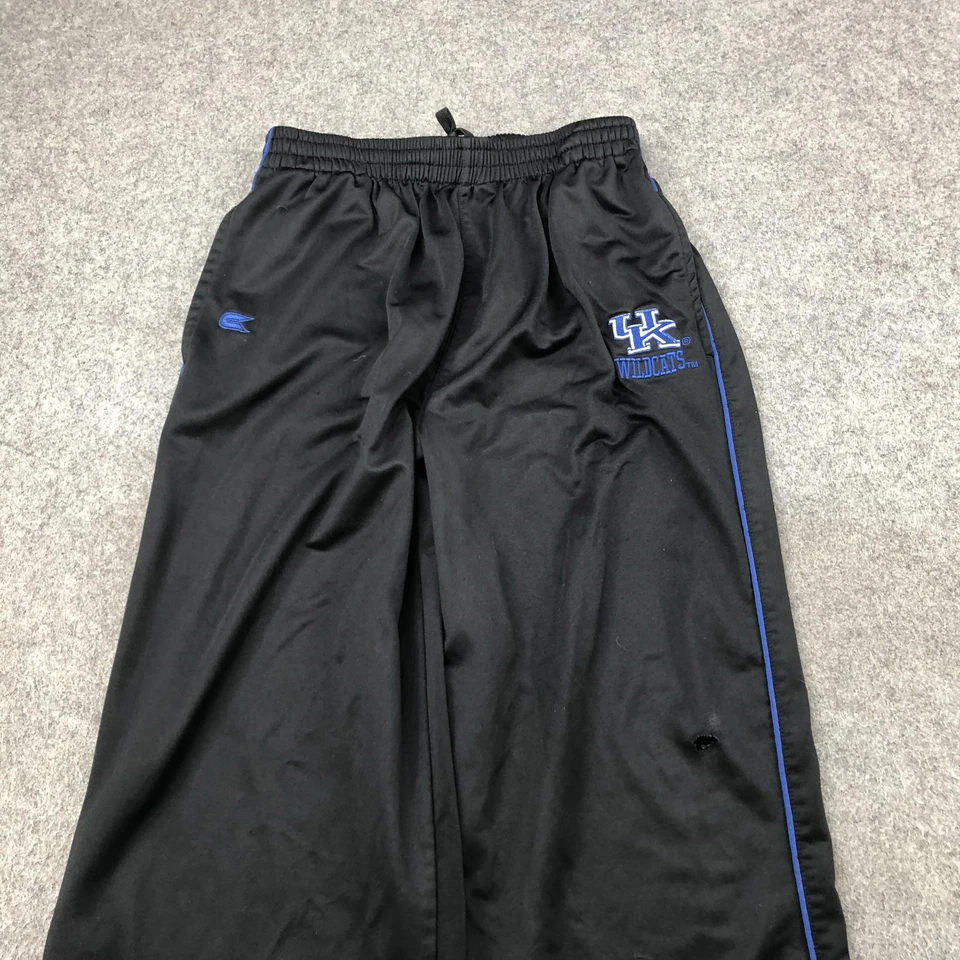 Calça Kentucky Wildcats Youth XL preta azul NCAA basquete aquecimento atlético - Imagem 3 de 4