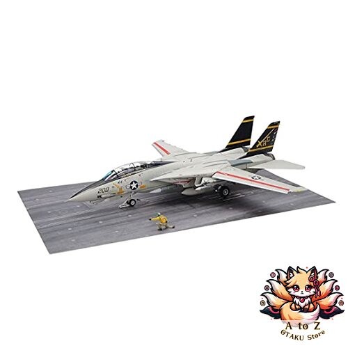 Tamiya 61122 1/48 Scale Model Kit U.S Grumman F-14A Tomcat Carrier Launch Set - Image 9