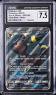 2017 POKEMON SUN & MOON #142 FULL ART/UMBREON GX CGC 7.5