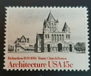Scott 1839 Arquitectura De Sello De 15 Centavos Trinity Church Boston Menta Nunca Con Bisagras Ebay