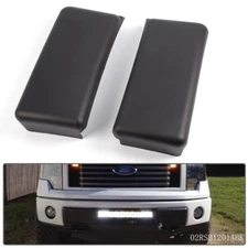 Front Bumper Guards Pads Caps Inserts Fit For 09-14 Ford F150 Lh + Rh Set