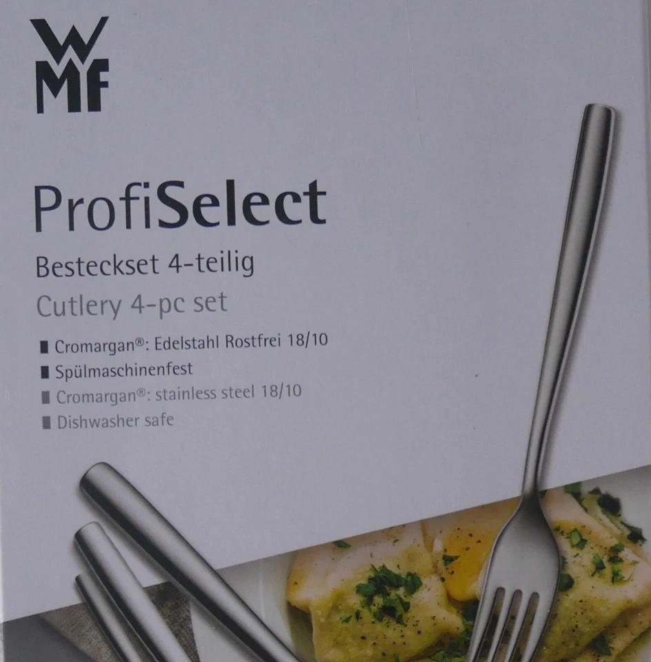 Nuevo y Emb. Orig. : WMF Juego de Cubiertos ProfiSelect !4 Piezas! Acero 18/10 - Imagen 2 de 4