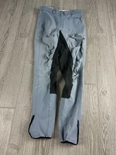 PIKEUR Grip Youth Riding Pants Gray Breeches