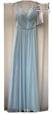 Brand New Mori Lee Bridesmaid Dress Sky Blue Size XXS/4