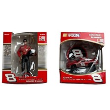 Trevco Dale Earnhardt Jr 8 88 Car Christmas Ornaments NASCAR Lot of 2