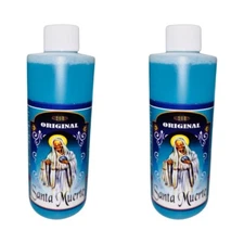 2PACK- SANTA MUERTE Agua Espiritual - Holy Death Spiritual Water 8 oz