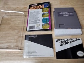 Kings of the Beach (NES) Toy R Us Display / CIB / Book Cart New Open Condition