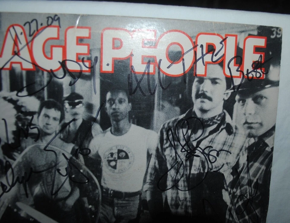 VILLAGE PEOPLE, SIGNED LP record, Casablanca NBLP 7064, READ NOTE - Image 3 of 4