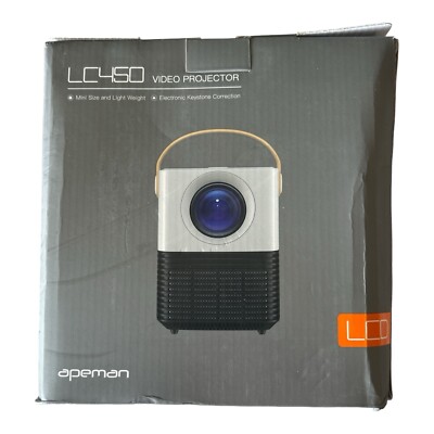 Apeman LC450P LED Projector   1080P HD Portable Home Theater w/ HDMI   Open Box
