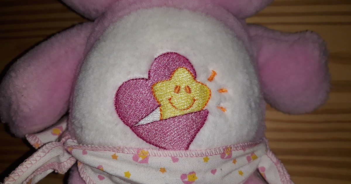 OURS BISOUNOURS ROSE COEUR PHOSPHORESCENT CARE 🩷 BEARS VINTAGE