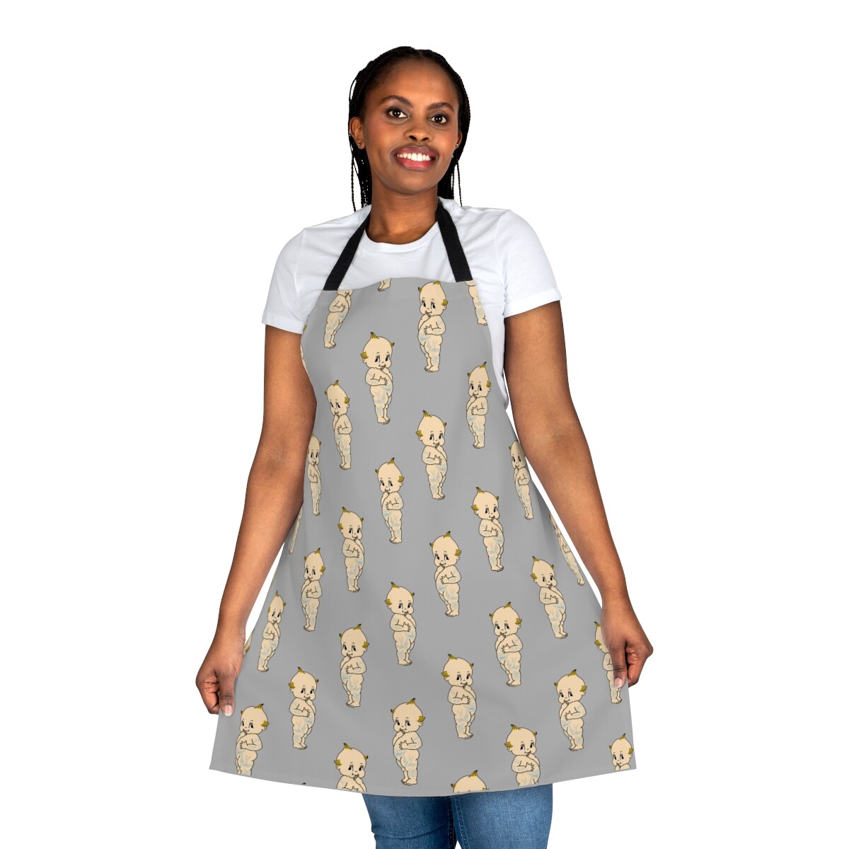 エプロン・三角巾 old kewpie Vintage Apron White Apron Maid Costume Vintage Apron Pinafore Dress for