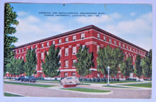 Chemical & Metallurgical Engineering Building Purdue University Indiana Postcard