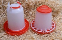 HüHnerträNke + Futterautomat Set 6,0 GeflüGelträNke HüHner TräNke KüKen Wachteln