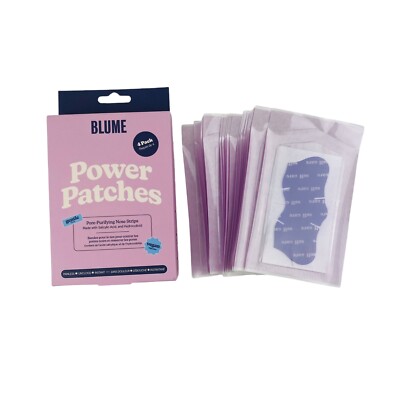 Blume Power Patches 28 Pore Purifying Nose Strips Salicylic Acid Sealed NEW Lot