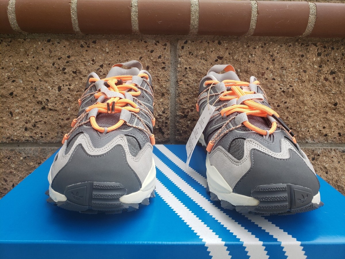 Adidas Hyperturf Mens Athletic Outdoor Shoes Sneakers Size 9 Gray Orange FZ6058 Adidas originals Hyperturf Shoes Grey Five Grey One Orange  main image 3