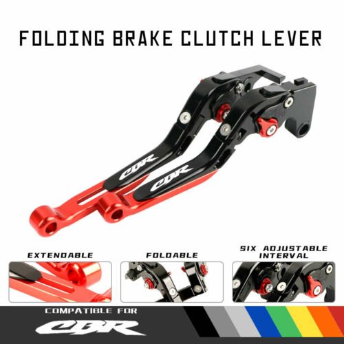 Motorcycle Brake Clutch Adjustable Extend Folding Lever For Honda CBR125R 04-10 - Zdjęcie 1 z 12