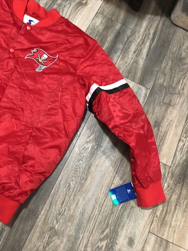 NWT'S Starter Tampa Bay Buccaneers NFL Satin Jacket Men’s 3XL Double Sided - Picture 2 of 8