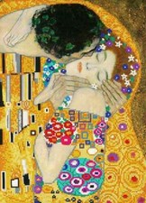 DIY Bead Embroidery Kit Needlepoint Beading Beadwork Gustav Klimt Kiss