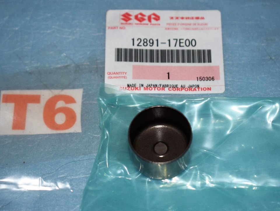 1 poussoir de soupape SUZUKI GSXR 600 750 1000 SV 650 V-STROM RM-Z 250 450 neuf - Photo 1/1