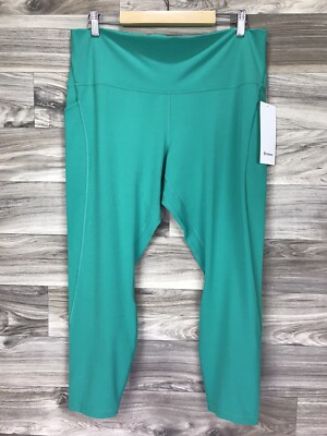 Lululemon Align HR Pant 25  Pockets Nulu Size 16 Maldives Green 52723