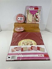 Scrapbook Items LOT -PAPER 12x12 10Pk /CARD KIT/ 2X STICKERS "BE MINE VALENTINE"