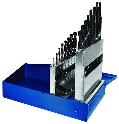 Century Drill 24035 Black Oxide Industrial High Speed Steel Drill Bit Set, 15pcs