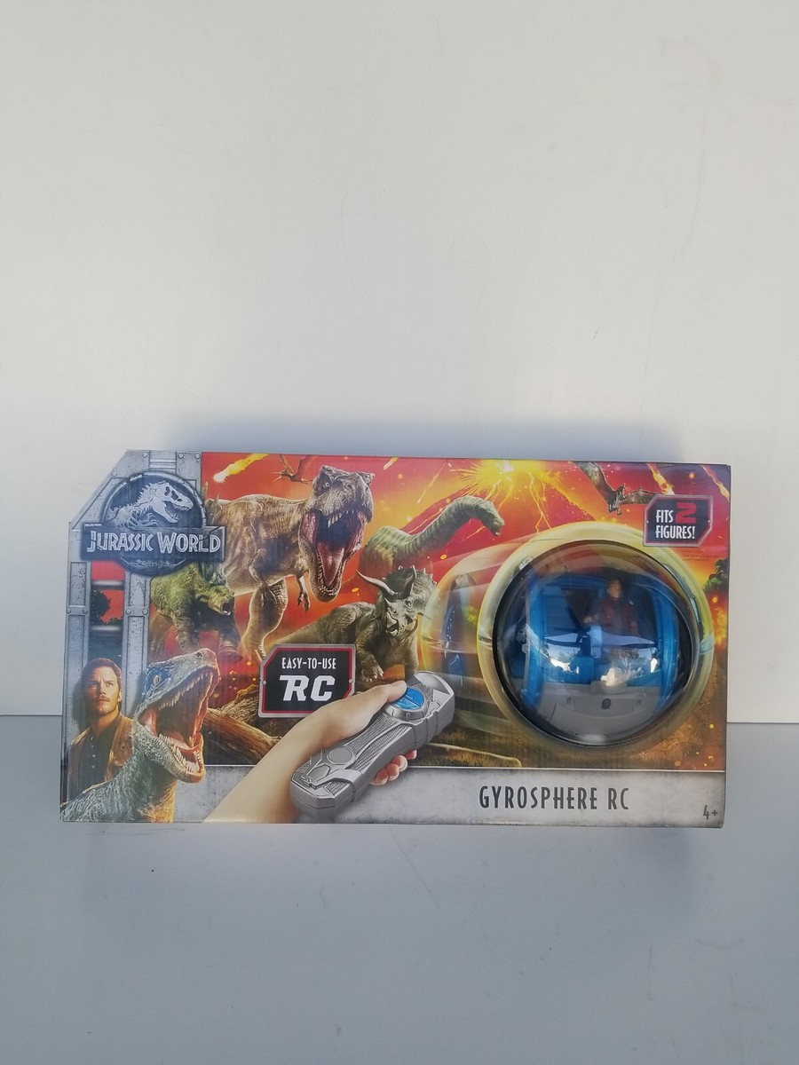 Jurassic World RC GYROSPHERE with Owen Action Figure Remote