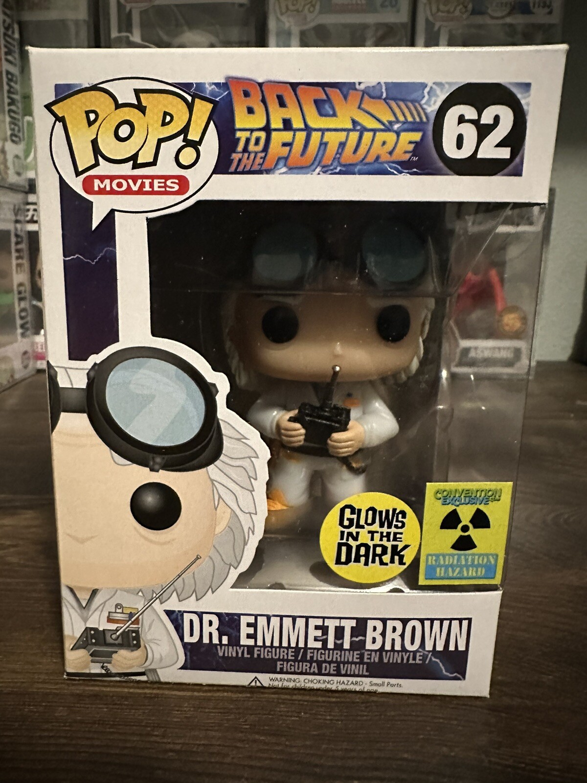 Dr. Emmett Brown Funko Brillo Limitado En La Oscuridad #62