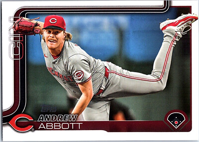 2025 Topps Andrew Abbott #140 BASEBALL Cincinnati Reds
