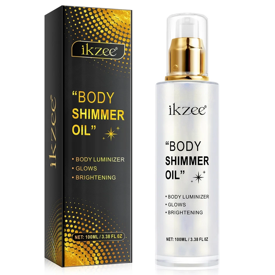 Body Shimmer Oil & Face Brightener, Long-Lasting Glow Luminizer - Image 2 of 4