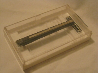 vintage Gillette razor S 3 shaver shaving straight handle removable head case 
