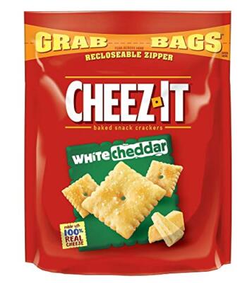 Cheez-It Grab Bags Crackers White Cheddar 7 oz (6 Per Case)