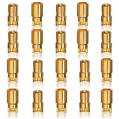 Goldkontakt Verbinder Heavy Duty Stecker Buchse 6.0 mm 10 Paar partCore 100023