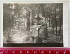 WWII Couple Military Women in Uniform Soldiers Red Army Girls USSR Vintage Photo