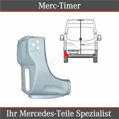 Mercedes Sprinter 2006-2018 Ecke Kotflügel Hinten Reparaturblech Links Fahrer