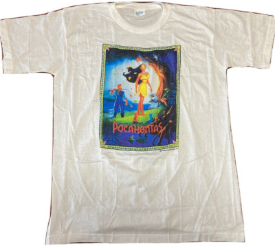 Disney Pocahontas SEGA Vintage Novelty Tee T Shirt One Size Made In China 1997